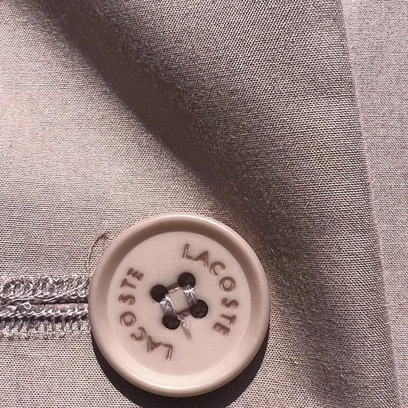 Authentic Lacoste Small 34 Rose Blush Pink Fashion Show Collection Trench Coat S - Picture 15 of 16